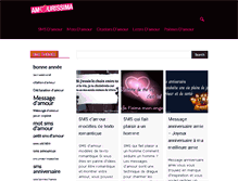 Tablet Screenshot of amourissima.com